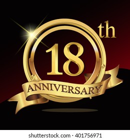 1,872 18th anniversary logo Images, Stock Photos & Vectors | Shutterstock