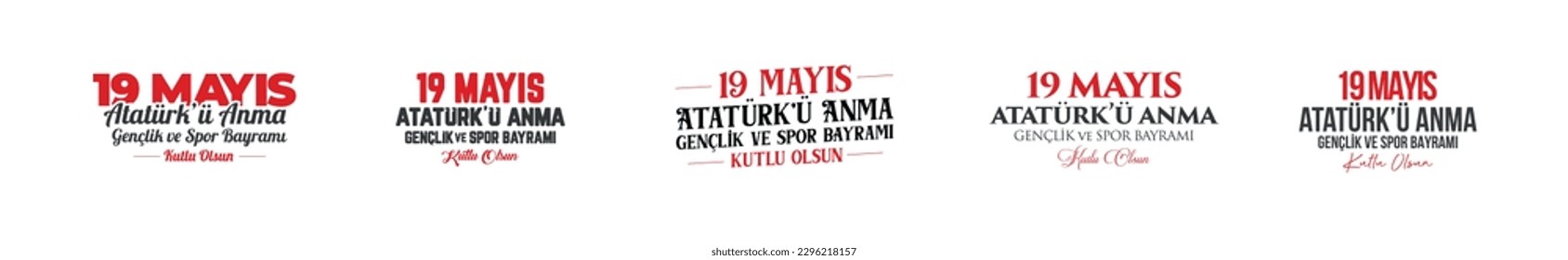 19 mayıs atatürkü anma gençlik ve spor bayramı kutlu olsun
Translation: Happy 19 may atatürk memorial youth and sports day