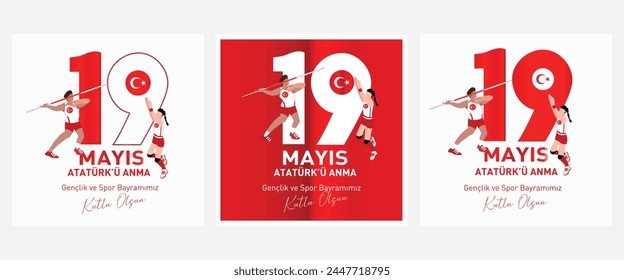 19 Mayıs Atatürk'ü Anma, Gençlik ve Spor Bayramı 19 de mayo, Conmemoración de Atatürk, Día de la Juventud y el Deporte