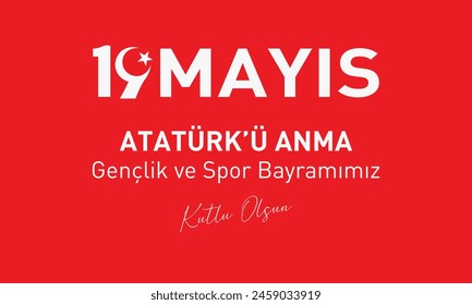 19 Mayıs Atatürk'ü Anma, Gençlik ve Spor Bayramı. 19. Mai, Gedenken an Atatürk, Jugend- und Sporttag