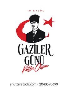 19 Eylül gaziler günü. Translation:September 19 is Veterans Day.