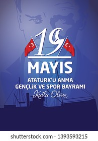  19 de maio Comemoração do Ataturk, Dia da Juventude e do Esporte. (Turco: 19 Mayis, Ataturk'u Anma, Genclik ve Spor Bayrami) 