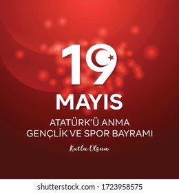 19 Mayis Ataturk'u anma Genclik ve Spor Byarami TRANSLATE: 19 May Commemoration Ataturk, Youth and Sports Day