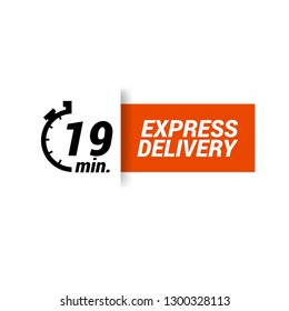19 minutes Express Delivery