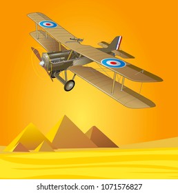 1900's Royal Air Force, on Sahara desert