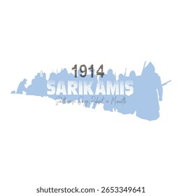 Sarıkamış 1914. Soldados turcos que congelaram até a morte na Primeira Guerra Mundial.