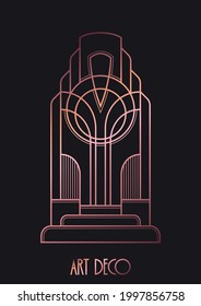 1920s - 1930s Art Deco Decor, Retro Style Posters, Covers Template