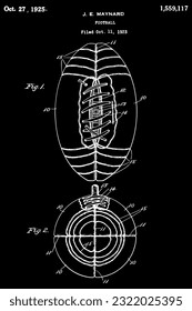 1925 American Football Patent, Football Art