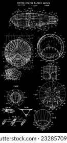 1930 Aircraft Development Corp. Airship Patent