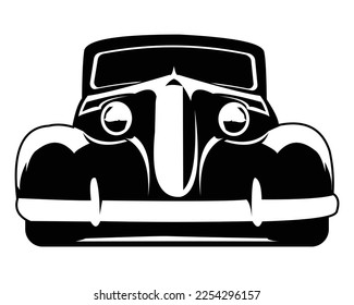 1935 truck logo. isolated white background view from front. Best for badge, emblem, icon, sticker design. and for the trucking industry. available in eps 10.