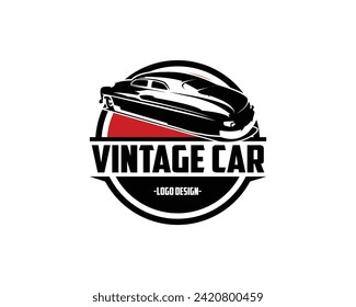 1949 mercury coupe obsolete car logo. isolated with display of logo, badge, emblem, icon, design sticker, t-shirt. available in eps 10