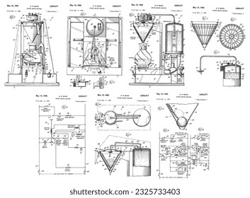 1959 Vintage coffee making machine patent