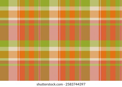 1960s background texture textile, jpg plaid fabric seamless. Domestic vector check pattern tartan in lime and red colors palette.