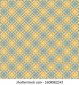 1960s Pattern, Repeated Background, Vintage Colors and Shapes