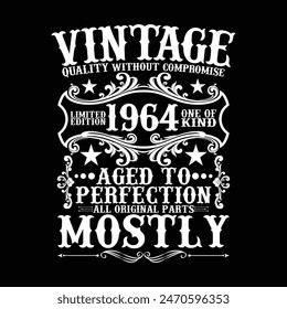 1964, this piece boasts all original parts and has aged to perfection. A timeless classic, it epitomizes vintage charm and enduring quality. Ideal for collectors and enthusiasts, it's a true testament