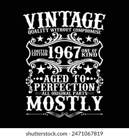 1967, this piece boasts all original parts and has aged to perfection. A timeless classic, it epitomizes vintage charm and enduring quality. Ideal for collectors and enthusiasts, it's a true testament