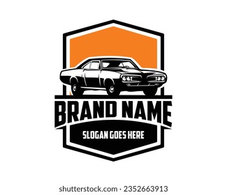 retro dodge charger logo