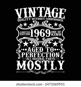1969, this piece boasts all original parts and has aged to perfection. A timeless classic, it epitomizes vintage charm and enduring quality. Ideal for collectors and enthusiasts, it's a true testament