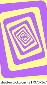 1970 Trippy and Wavy Swirl Pattern. Vintage Psychedelic. Hand-Drawn Vector Illustration. Seventies Style, Groovy Wallpaper, Print. Flat Design, Hippie Aesthetic. Y2K. 70s, 80s, 90s vibes.
