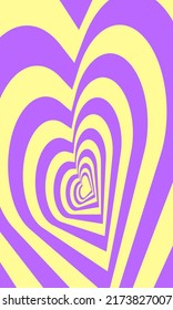 1970 Trippy and Wavy Swirl Pattern. Vintage Psychedelic. Hand-Drawn Vector Illustration. Seventies Style, Groovy Wallpaper, Print. Flat Design, Hippie Aesthetic. Y2K. 70s, 80s, 90s vibes.