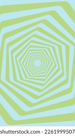 1970 Trippy and Wavy Swirl Pattern. Vintage Psychedelic. Hand-Drawn Vector Illustration. Seventies Style, Groovy Wallpaper, Print. Flat Design, Hippie Aesthetic. Y2K. 70s, 80s, 90s vibes.