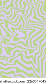 1970 Trippy and Wavy Swirl Pattern. Vintage Psychedelic. Hand-Drawn Vector Illustration. Seventies Style, Groovy Wallpaper, Print. Flat Design, Hippie Aesthetic. Y2K. 70s, 80s, 90s vibes.