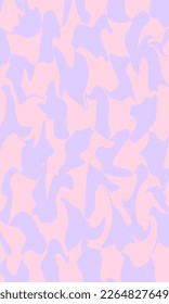 1970 Trippy and Wavy Swirl Pattern. Vintage Psychedelic. Hand-Drawn Vector Illustration. Seventies Style, Groovy Wallpaper, Print. Flat Design, Hippie Aesthetic. Y2K. 70s, 80s, 90s vibes.