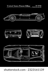 1970 Vintage Car Racing Patent