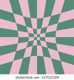 1970 Wavy Swirl Seamless Pattern in Orange and Pink Colors. Seventies Style, Groovy Background, Wallpaper, Print. Flat, Hippie Aesthetic