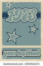Hintergrund der 1970er Jahre, Vektorvorlage für Retro Party, Event. Farben und Stil der 70er 