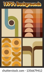 1970's Backgrounds, Poster Templates
