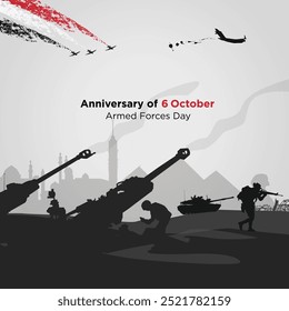 1973 October Victory Day Commemoration Illustration