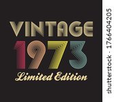 1973 vector vintage retro tshirt design