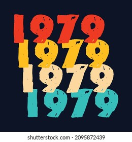 1979 Classic Birthday Sticker T Shirt Mug Poster Wall Art Gift Ideas Birthday Gift Birthday Background