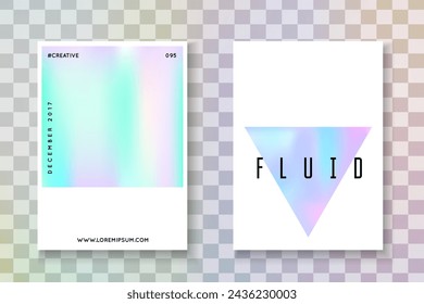 1980 Fluid. Digital Screen. Geometry Presentation. Blue Neon Paper. Memphis Vector. Iridescent Texture. Isolated Prism Illustration. Violet 1980 Fluid