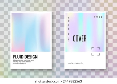 1980 Fluid. Graphic Effect. Blue Neon Flyer. Colourful 90s Illustration. Color Background. Chrome Screen. Holograph Foil. Violet 1980 Fluid