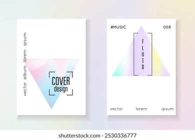 Patrón de 1980. Papel azul del arco iris. Fluido de geometría. Concepto de Memphis. Vector digital. Plantilla Blanca de Negocios. Textura de color. Patrón rosa de 1980