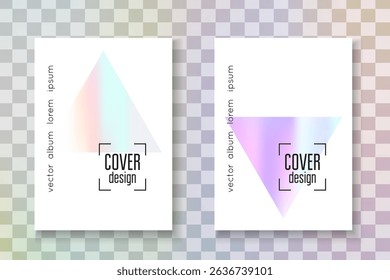 1980 Presentation. Purple Holograph Flyer. Gradient Fluid. Chrome Concept. Graphic Effect. Neon Shape. Business 90s Brochure. Blue 1980 Presentation
