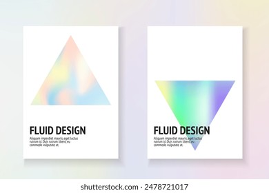 1980 Shape. Colorful White Brochure. Pink Gradient Label. Pearlescent Mesh. Memphis Banner. Minimal Foil. Modern Concept. Blue 1980 Shape