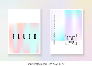 1980 Shape. Purple Gradient Flyer. Plastic Effect. Colorful Prism Brochure. Iridescent Foil. Geometric Poster. Crystal Screen. Pink 1980 Shape