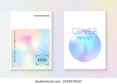 1980 Texture. Iridescent Foil. Minimal Fluid. Graphic Vector. Colourful Prism Illustration. Memphis Banner. Pink Holograph Cover. Violet 1980 Texture