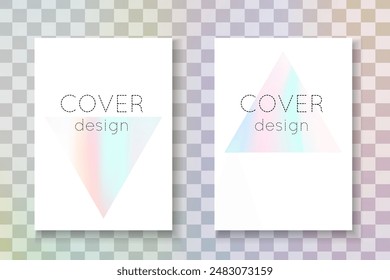 1980 Texture. Neon Presentation. Chrome Concept. Minimalist Background. Colorful White Backdrop. Fashion Vector. Blue Holographic Label. Purple 1980 Texture