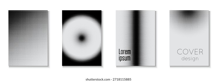 1980 Texture Set (em inglês). Onda Flyer Preto E Branco. Modelo abstrato preto. Círculos De Verão Com Arte Moderna. Design Dinâmico Para Pasta Hipster. Padrão Gráfico. Textura Branca de 1980