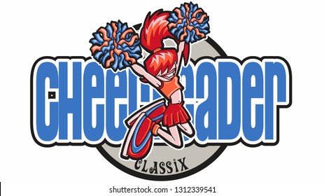 1990's Retro Cheerleader Design