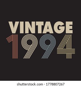 1994 vector vintage retro tshirt design 