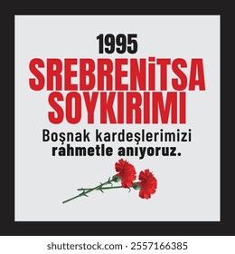 1995 srebrenitsa soykırımı, boşnak kardeşlerimizi rahmetle anıyoruz.
Translate:We remember with mercy our Bosnian brothers and sisters who committed the 1995 Srebrenica genocide.