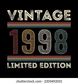 1998 vintage retro t shirt design