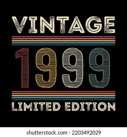 1999 vintage retro t shirt design
