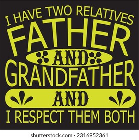 19th June International father's day T shirt design