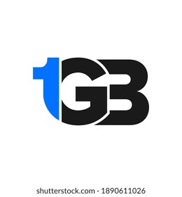 1GB sign logo business design